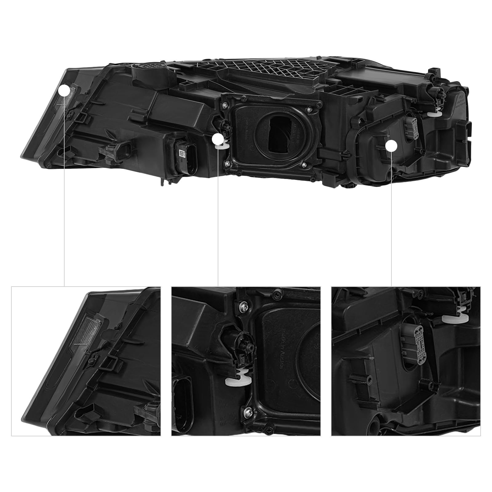 Amazon.com: WOHAIPA LED Headlight Assembly for 2017-2019 Audi Q7